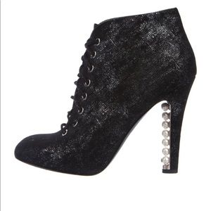 CHANEL ankle booties